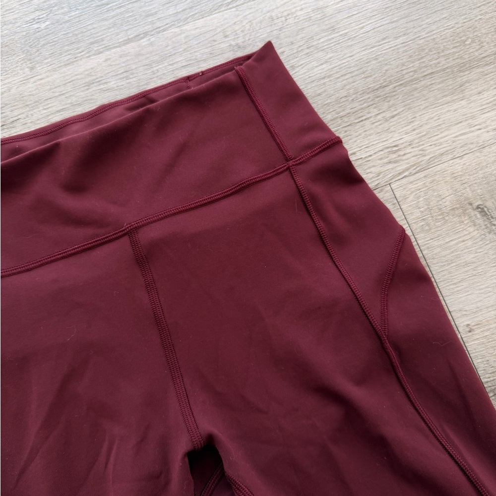 Lululemon In Movement 7/8 Tight Everlux 25" Garnet - Picture 6 of 7